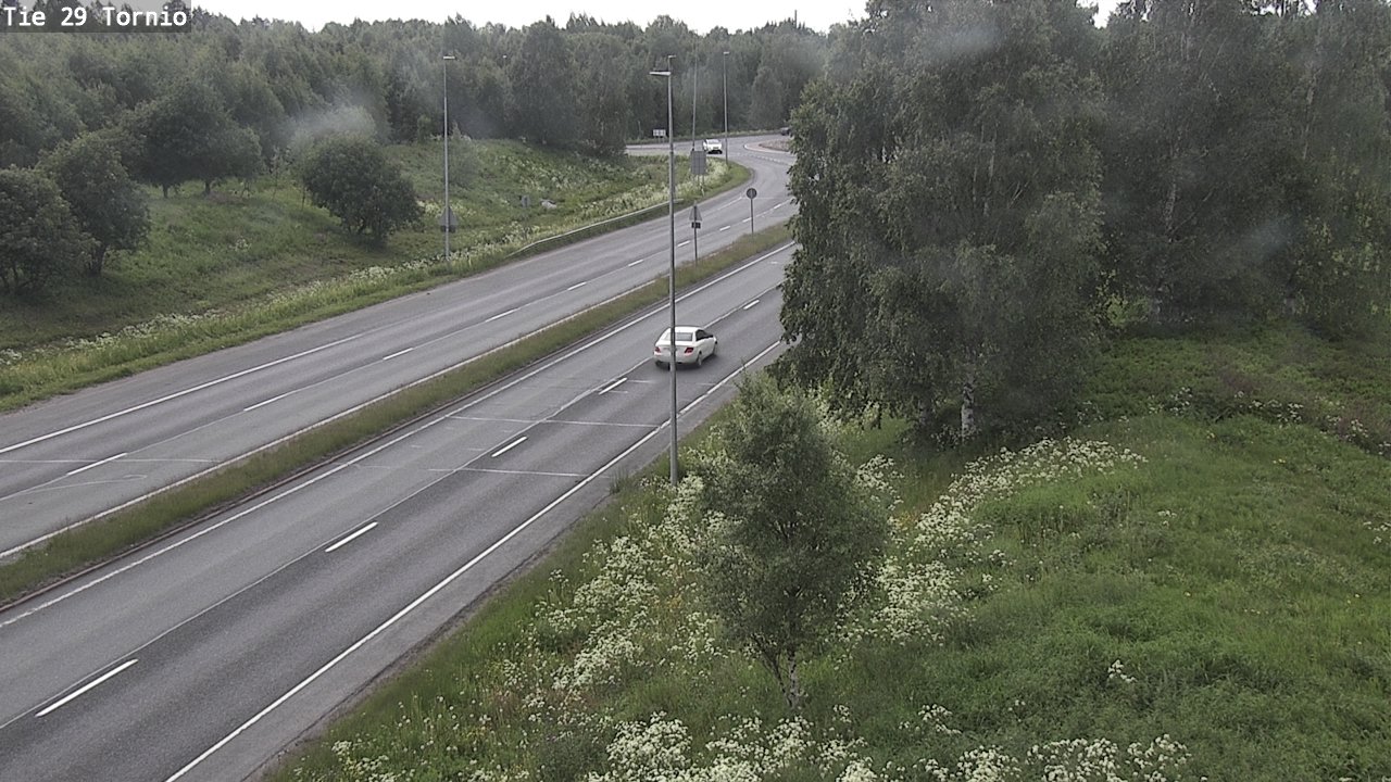 Weather Camera Image Väg 29 Torneå, Tornio, Lappi
