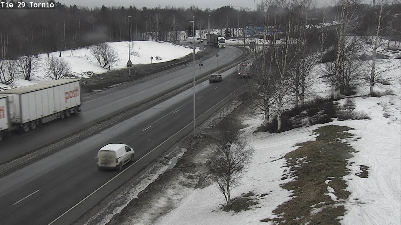 Weather Camera Image Väg 29 Torneå, Tornio, Lappi
