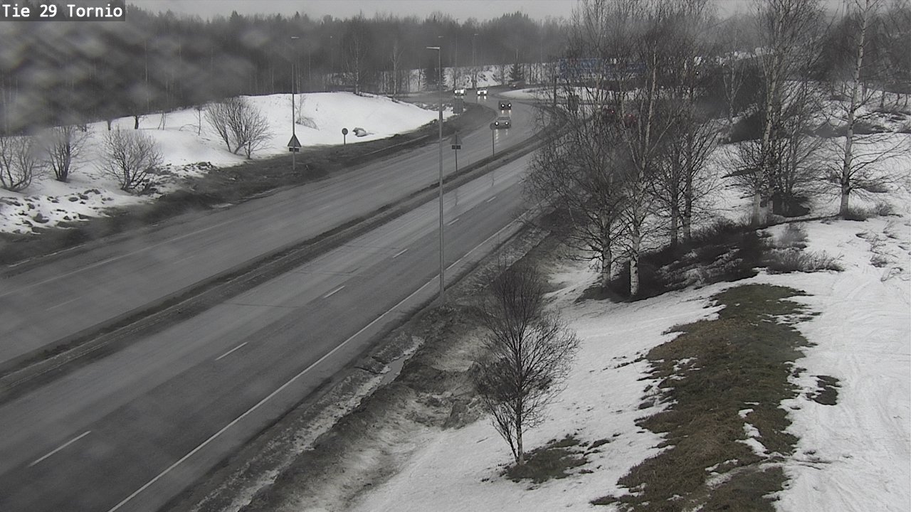 Weather Camera Image Väg 29 Torneå, Tornio, Lappi