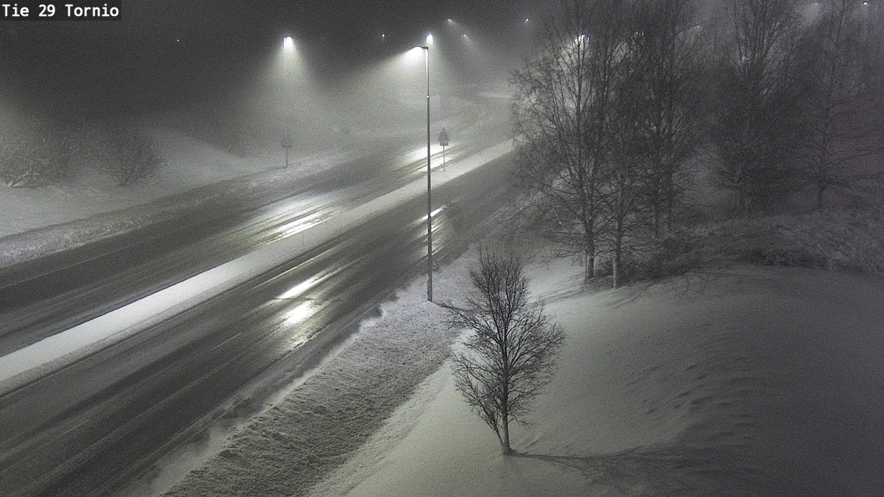Weather Camera Image Väg 29 Torneå, Tornio, Lappi