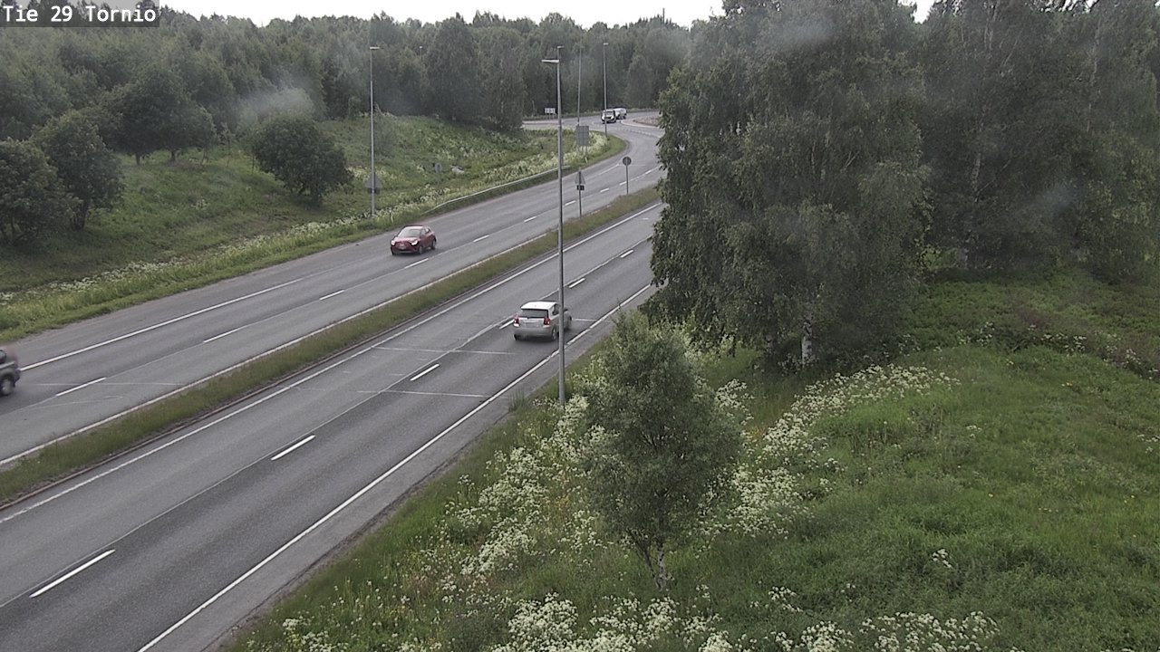 Weather Camera Image Väg 29 Torneå, Tornio, Lappi