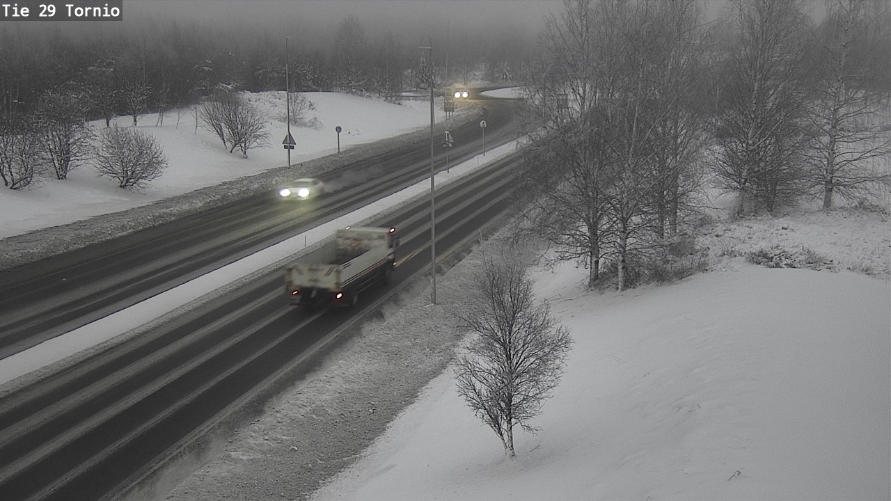 Weather Camera Image Väg 29 Torneå, Tornio, Lappi