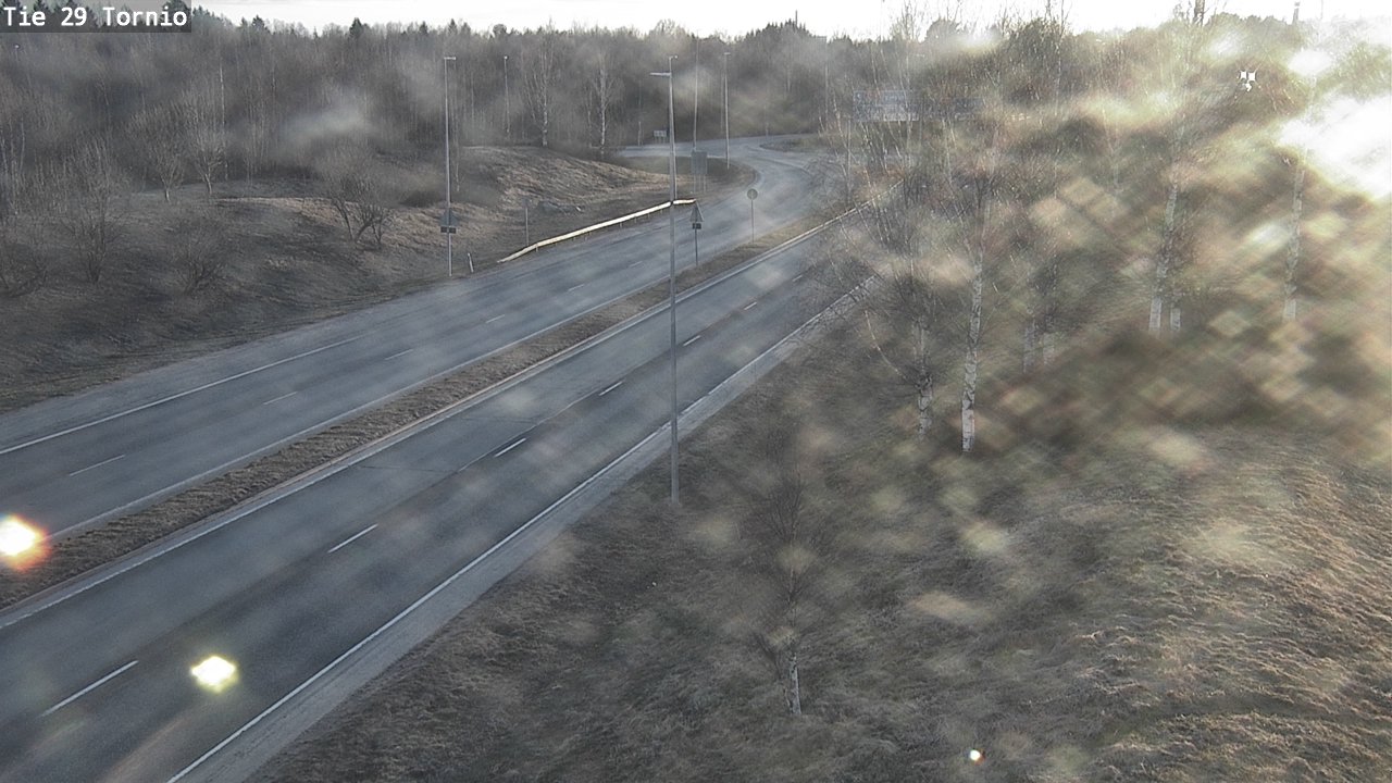 Weather Camera Image Väg 29 Torneå, Tornio, Lappi