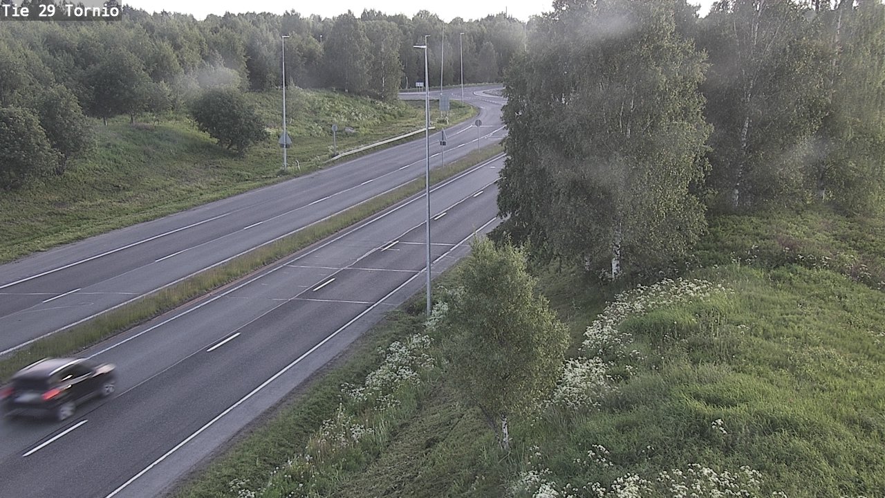 Weather Camera Image Väg 29 Torneå, Tornio, Lappi