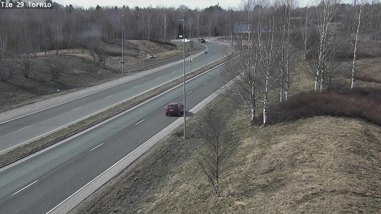 Weather Camera Image Väg 29 Torneå, Tornio, Lappi