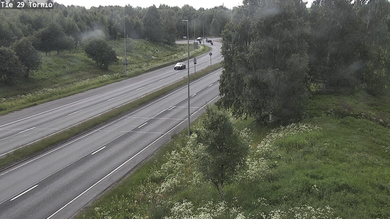 Weather Camera Image Väg 29 Torneå, Tornio, Lappi