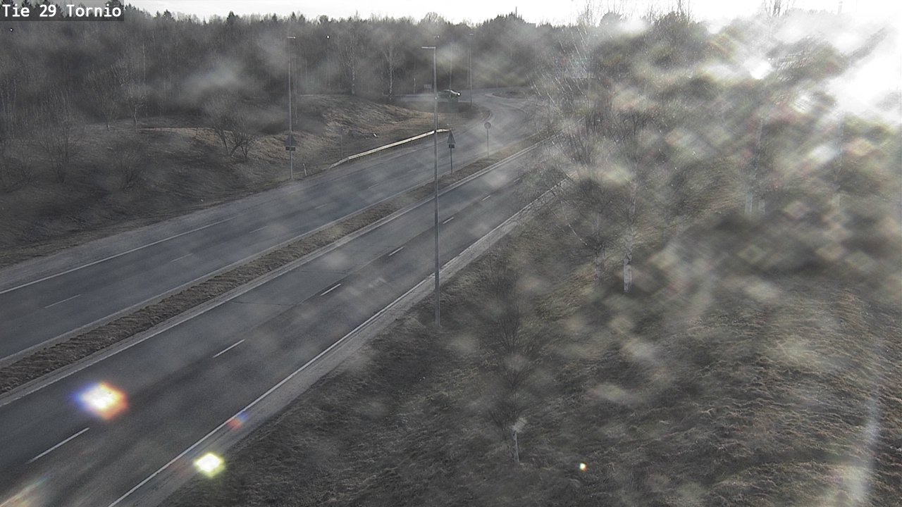 Weather Camera Image Väg 29 Torneå, Tornio, Lappi