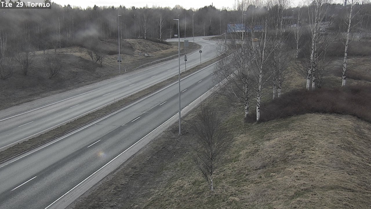Weather Camera Image Väg 29 Torneå, Tornio, Lappi
