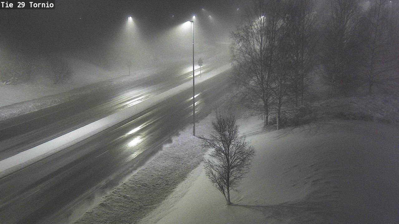 Weather Camera Image Väg 29 Torneå, Tornio, Lappi