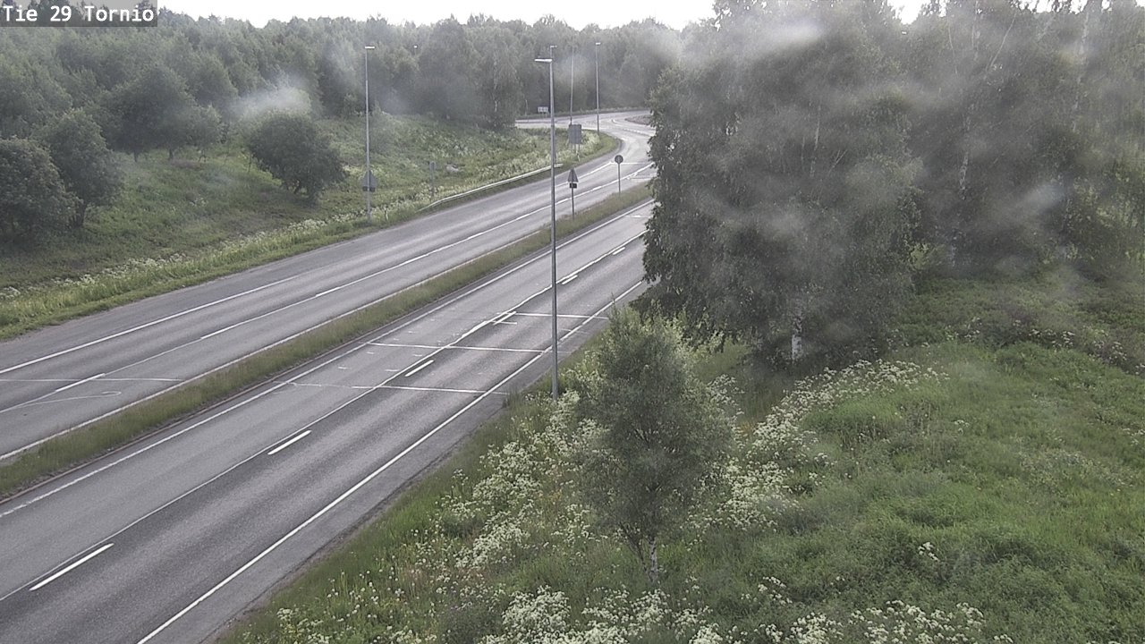 Weather Camera Image Väg 29 Torneå, Tornio, Lappi