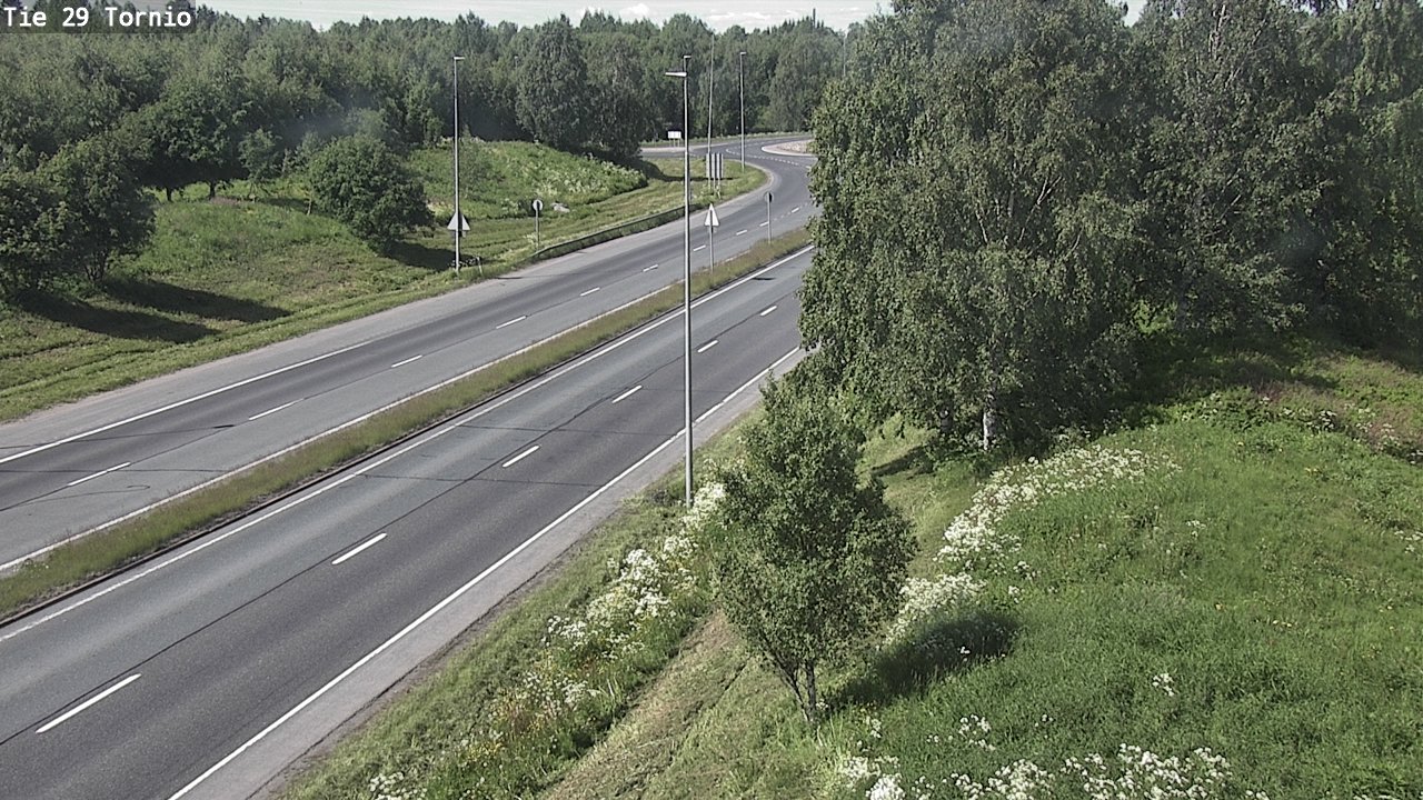 Weather Camera Image Väg 29 Torneå, Tornio, Lappi