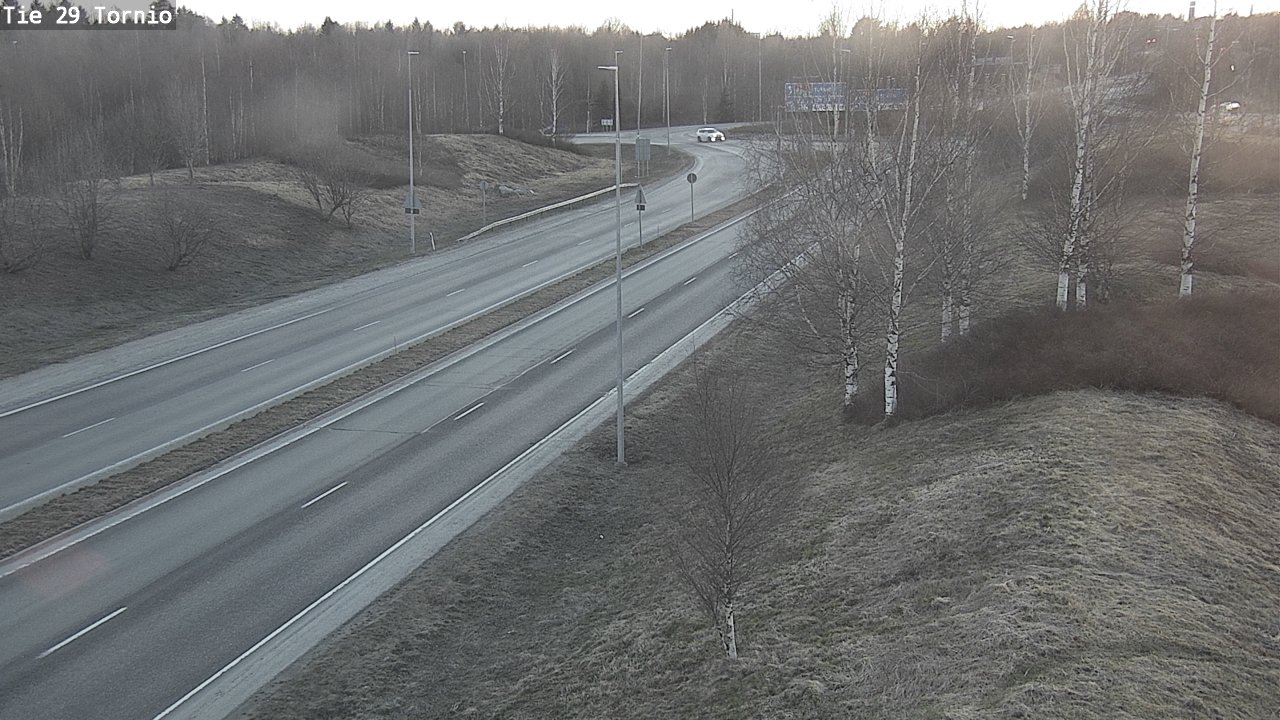Weather Camera Image Väg 29 Torneå, Tornio, Lappi
