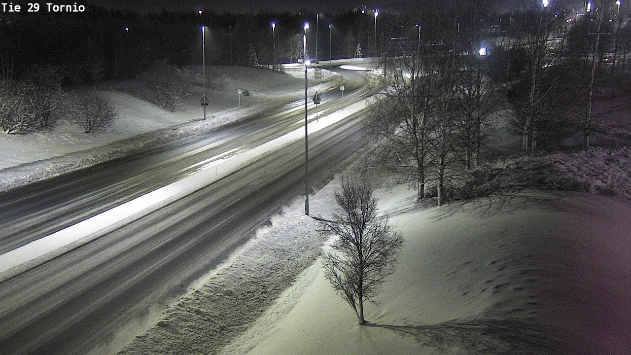 Weather Camera Image Väg 29 Torneå, Tornio, Lappi