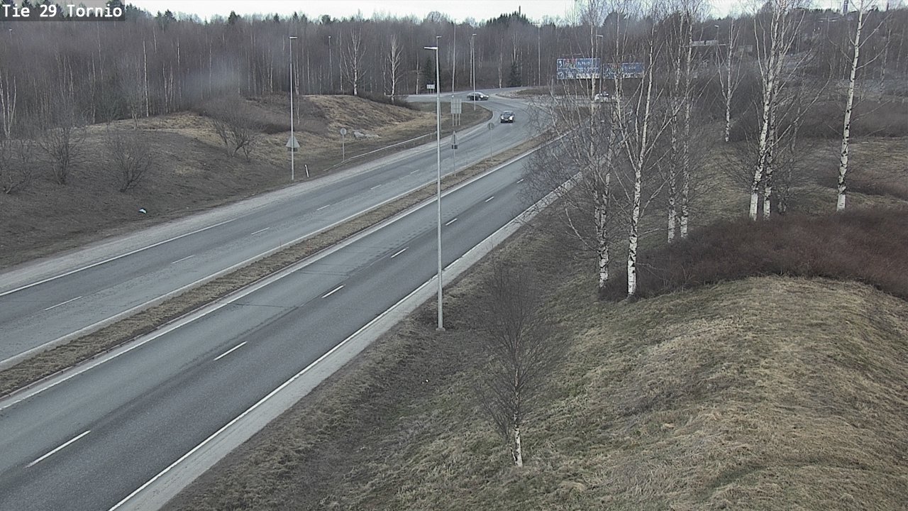 Weather Camera Image Väg 29 Torneå, Tornio, Lappi