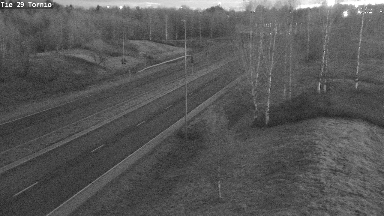 Weather Camera Image Väg 29 Torneå, Tornio, Lappi