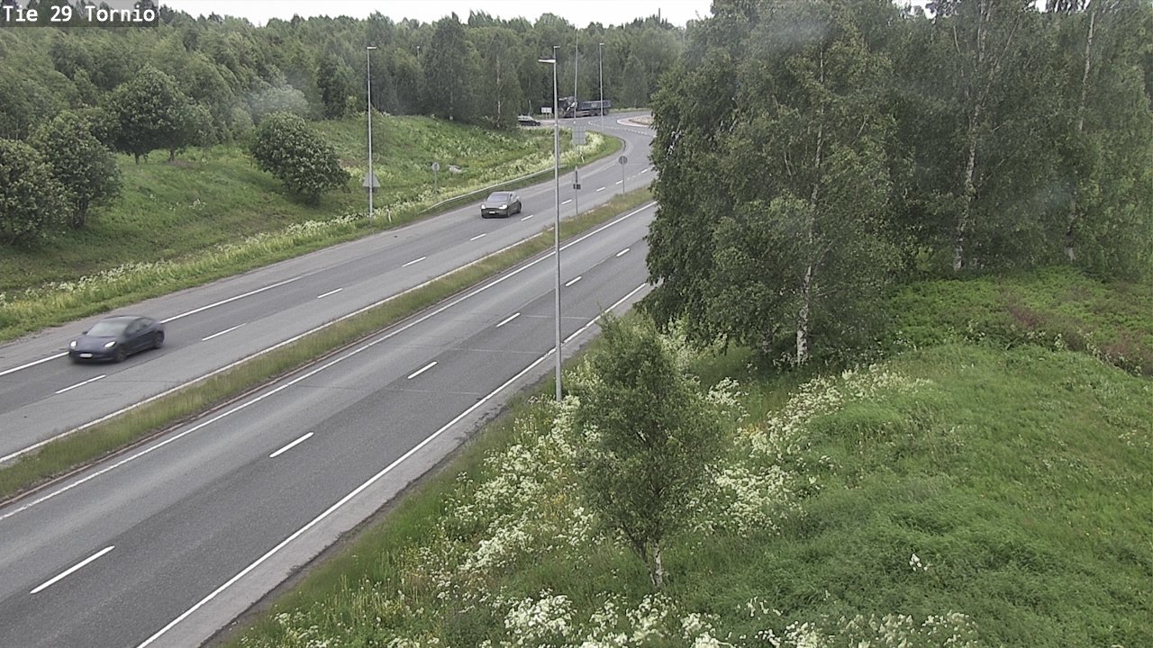 Weather Camera Image Väg 29 Torneå, Tornio, Lappi