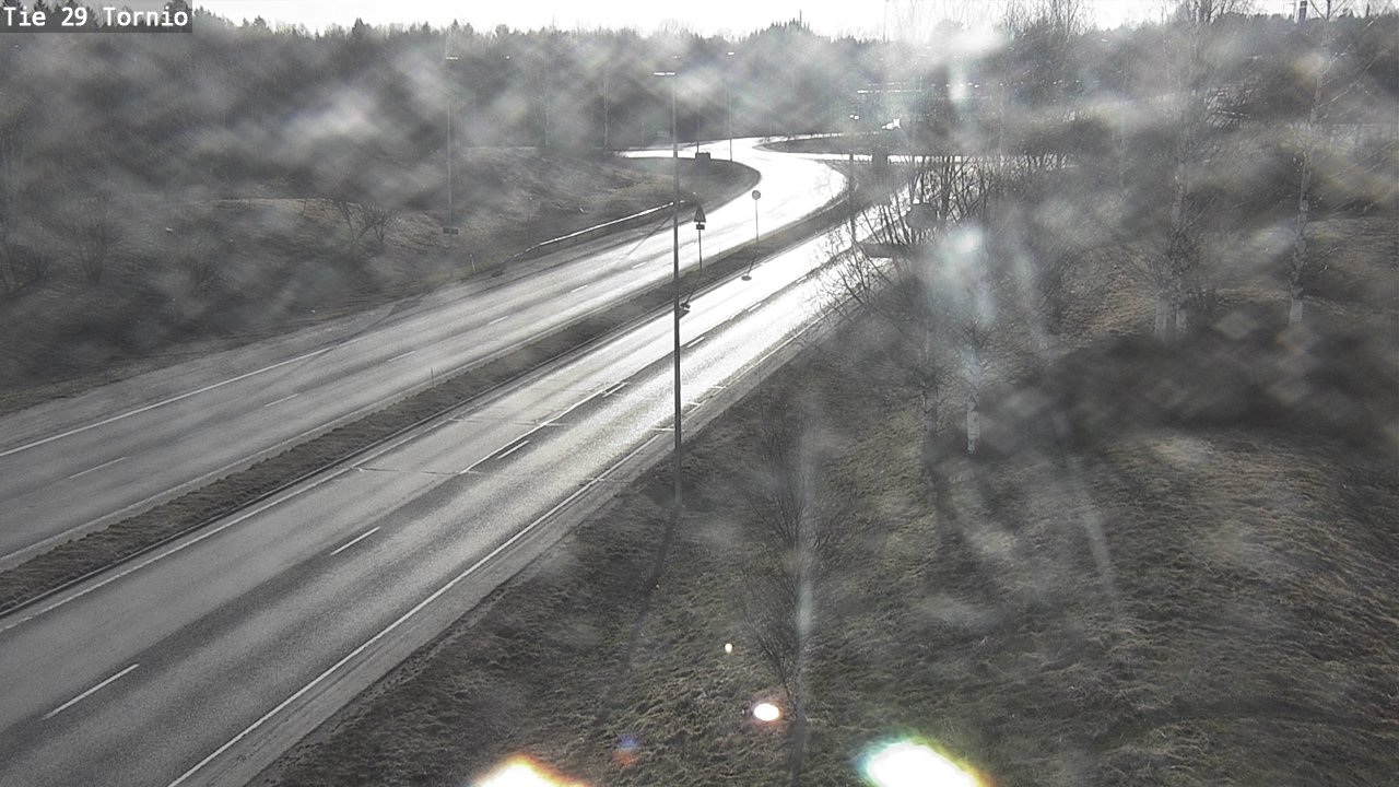 Weather Camera Image Väg 29 Torneå, Tornio, Lappi