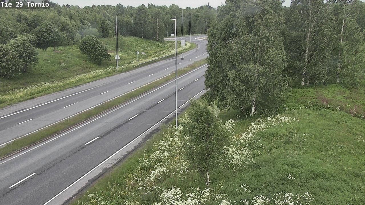 Weather Camera Image Road 29 Tornio, Tornio, Lappi