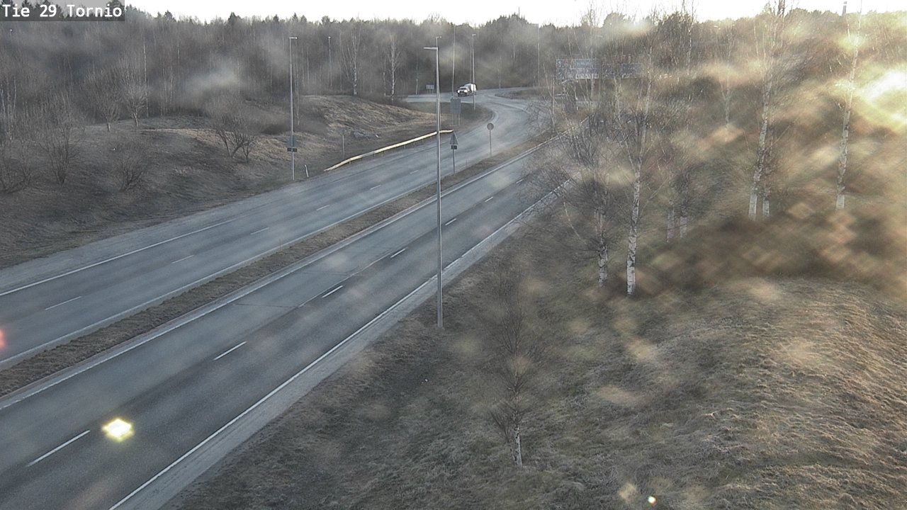 Weather Camera Image Väg 29 Torneå, Tornio, Lappi