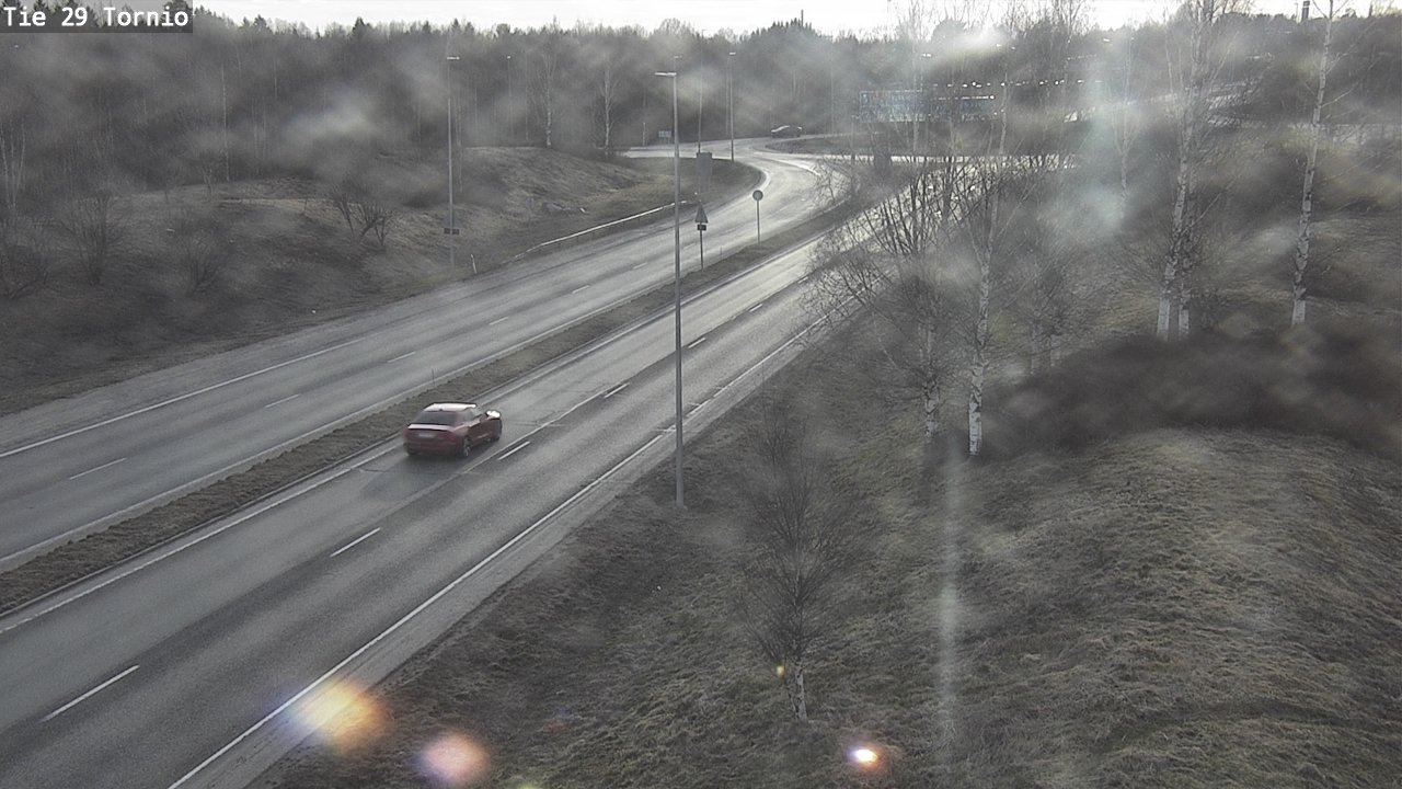 Weather Camera Image Väg 29 Torneå, Tornio, Lappi