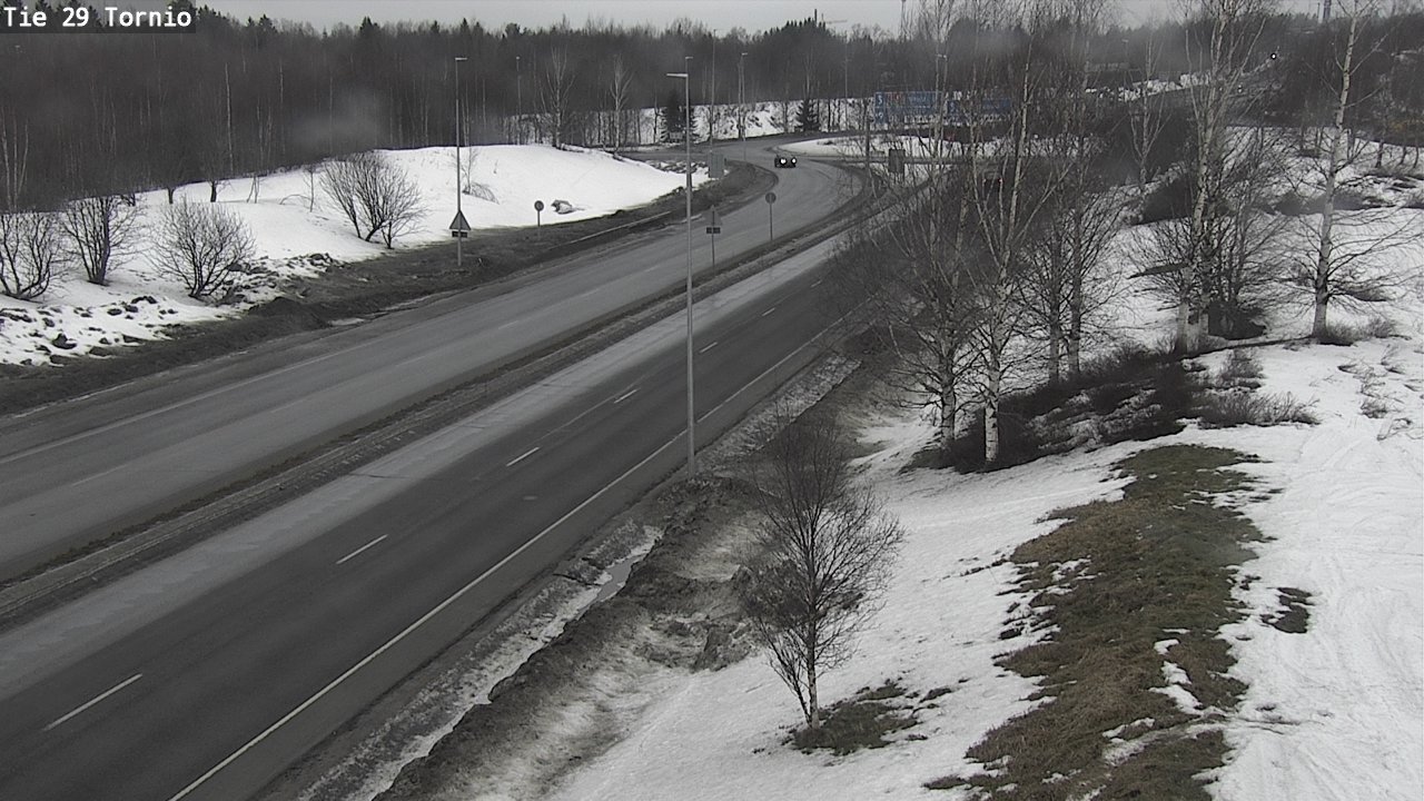 Weather Camera Image Väg 29 Torneå, Tornio, Lappi