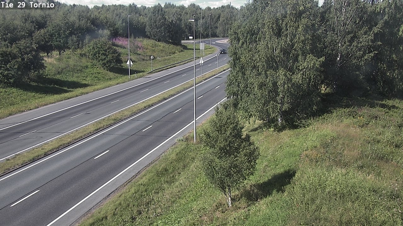 Weather Camera Image Road 29 Tornio, Tornio, Lappi