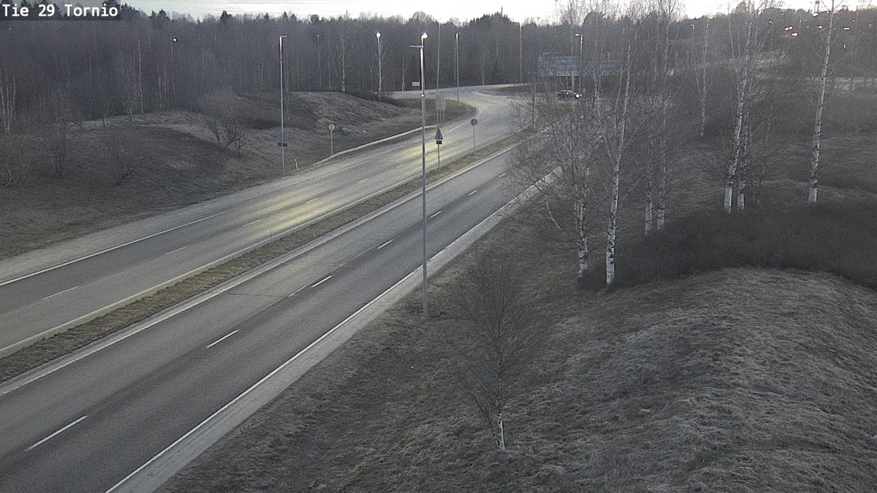 Weather Camera Image Väg 29 Torneå, Tornio, Lappi