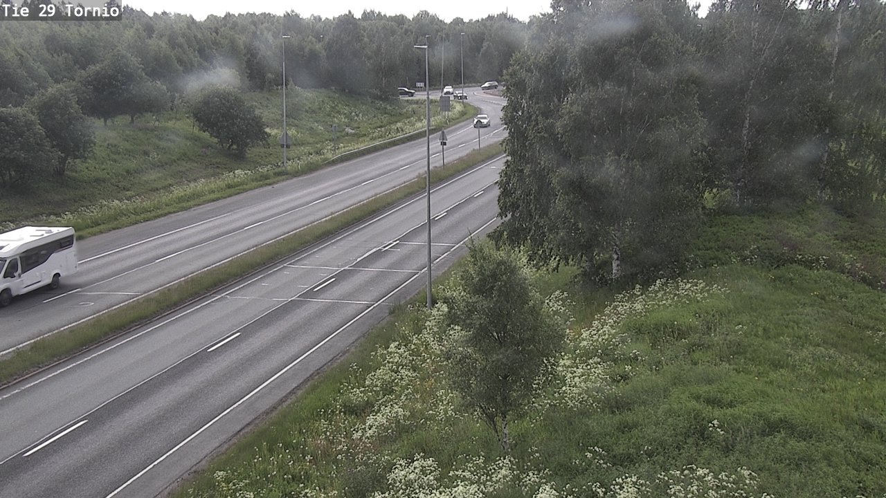 Weather Camera Image Väg 29 Torneå, Tornio, Lappi