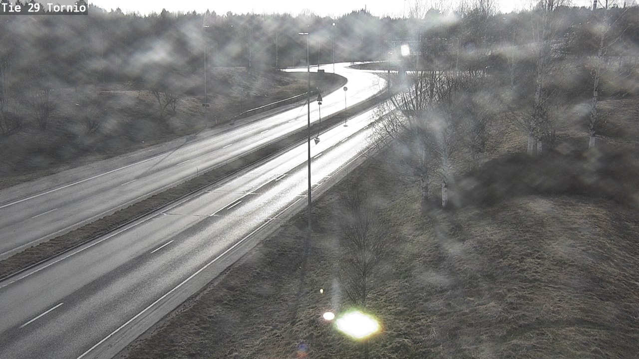 Weather Camera Image Väg 29 Torneå, Tornio, Lappi
