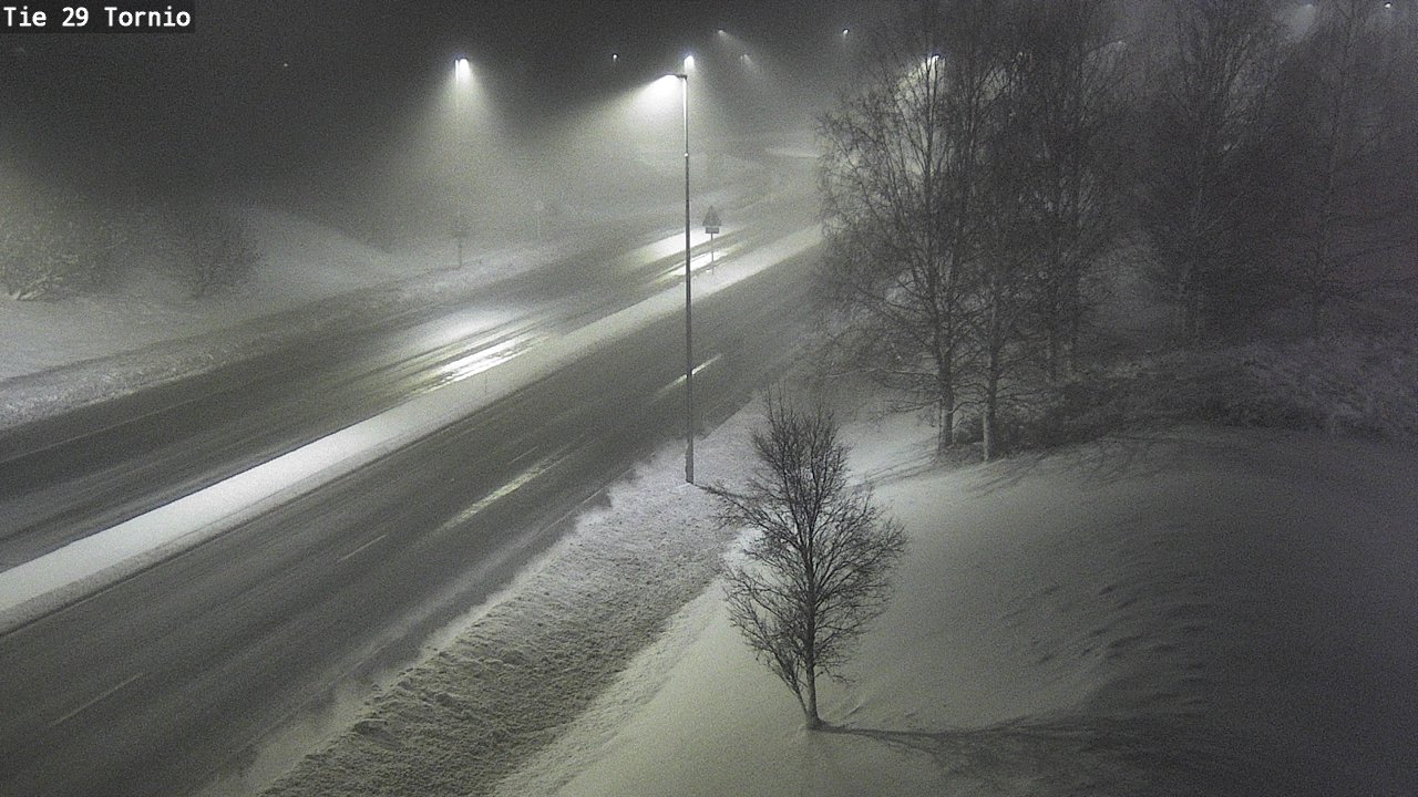 Weather Camera Image Väg 29 Torneå, Tornio, Lappi