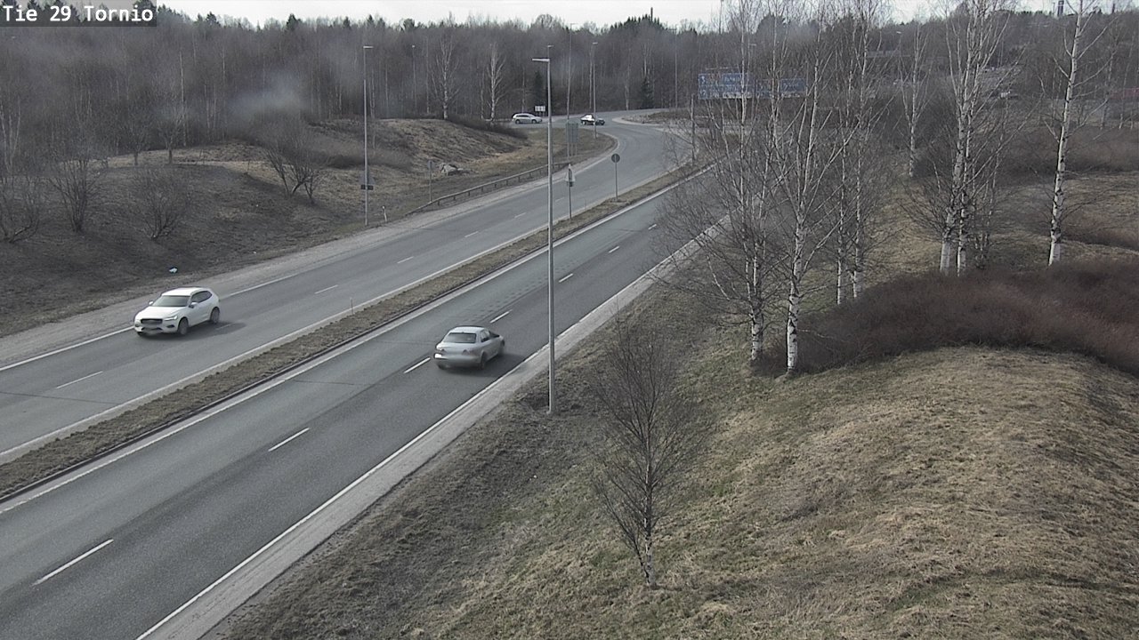 Weather Camera Image Väg 29 Torneå, Tornio, Lappi