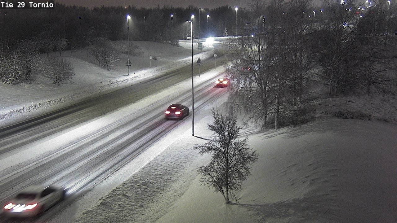 Weather Camera Image Väg 29 Torneå, Tornio, Lappi