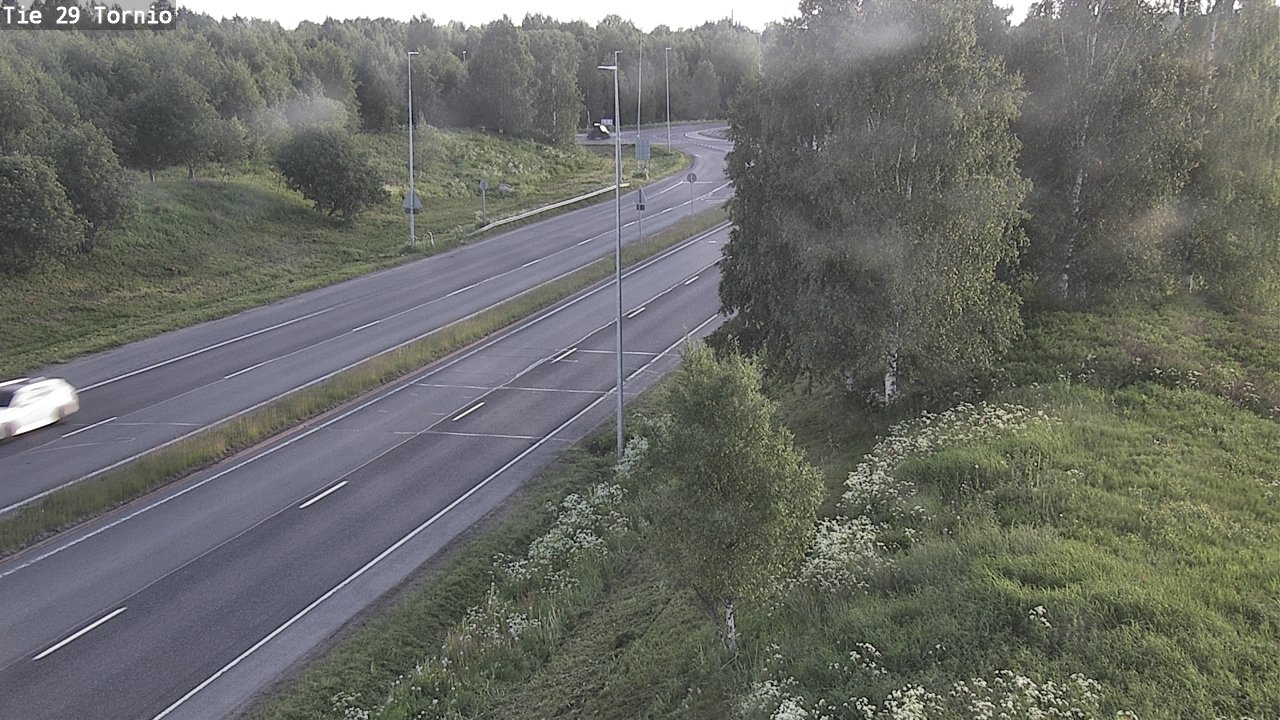 Weather Camera Image Väg 29 Torneå, Tornio, Lappi