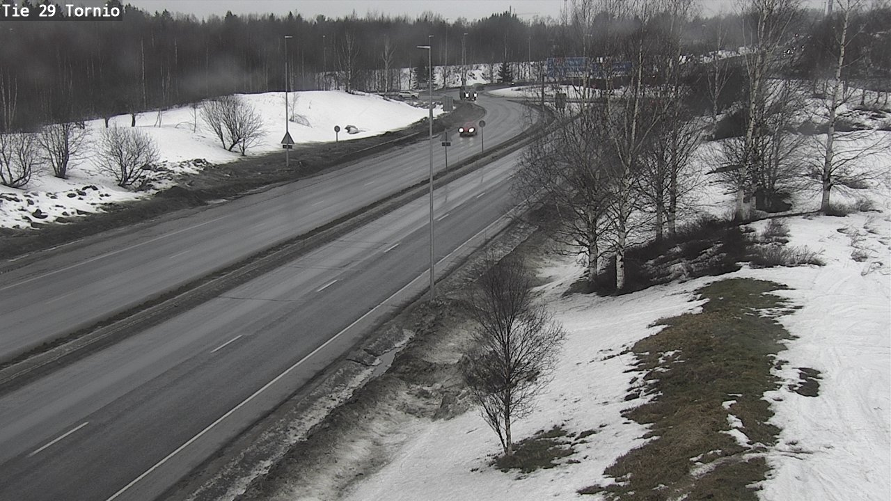 Weather Camera Image Väg 29 Torneå, Tornio, Lappi