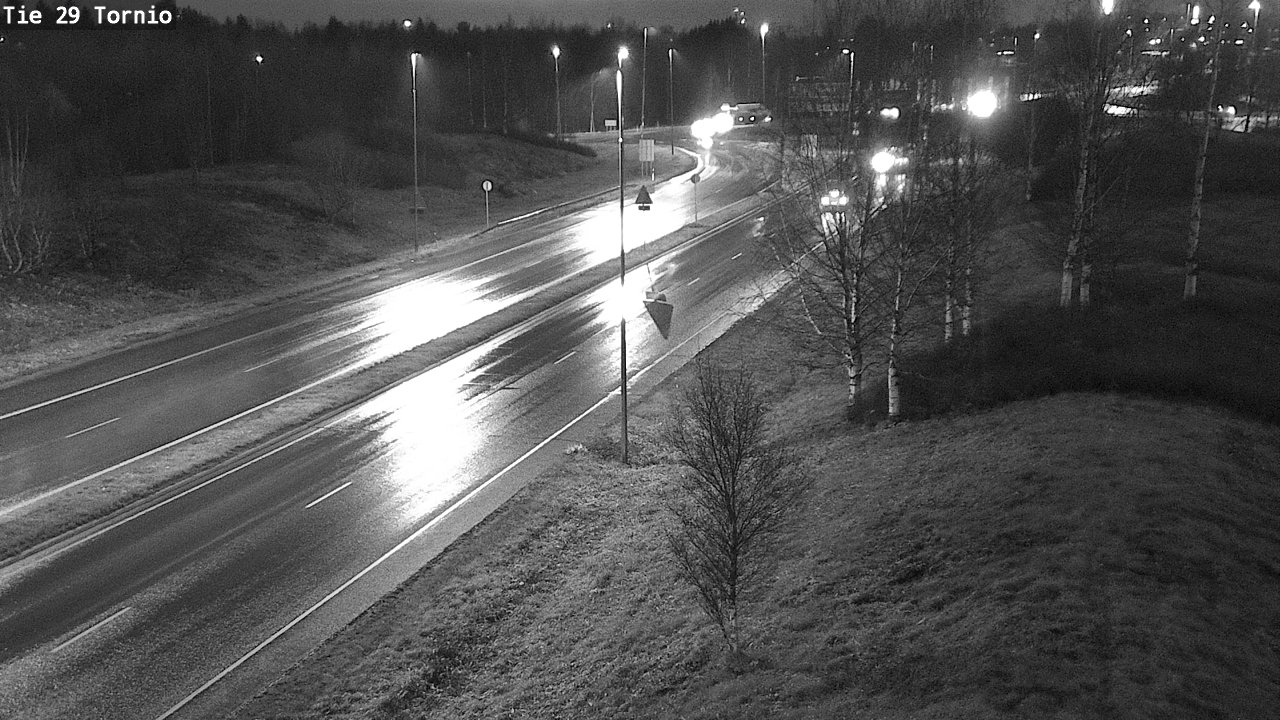 Weather Camera Image Väg 29 Torneå, Tornio, Lappi