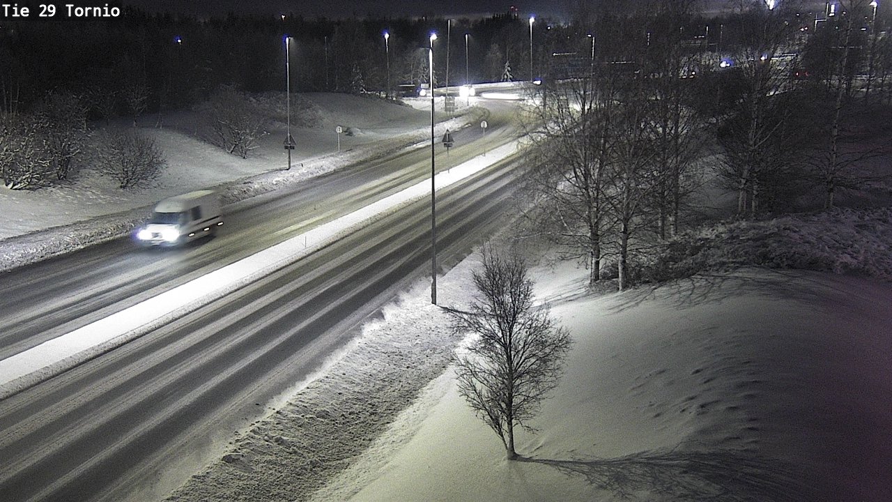 Weather Camera Image Väg 29 Torneå, Tornio, Lappi