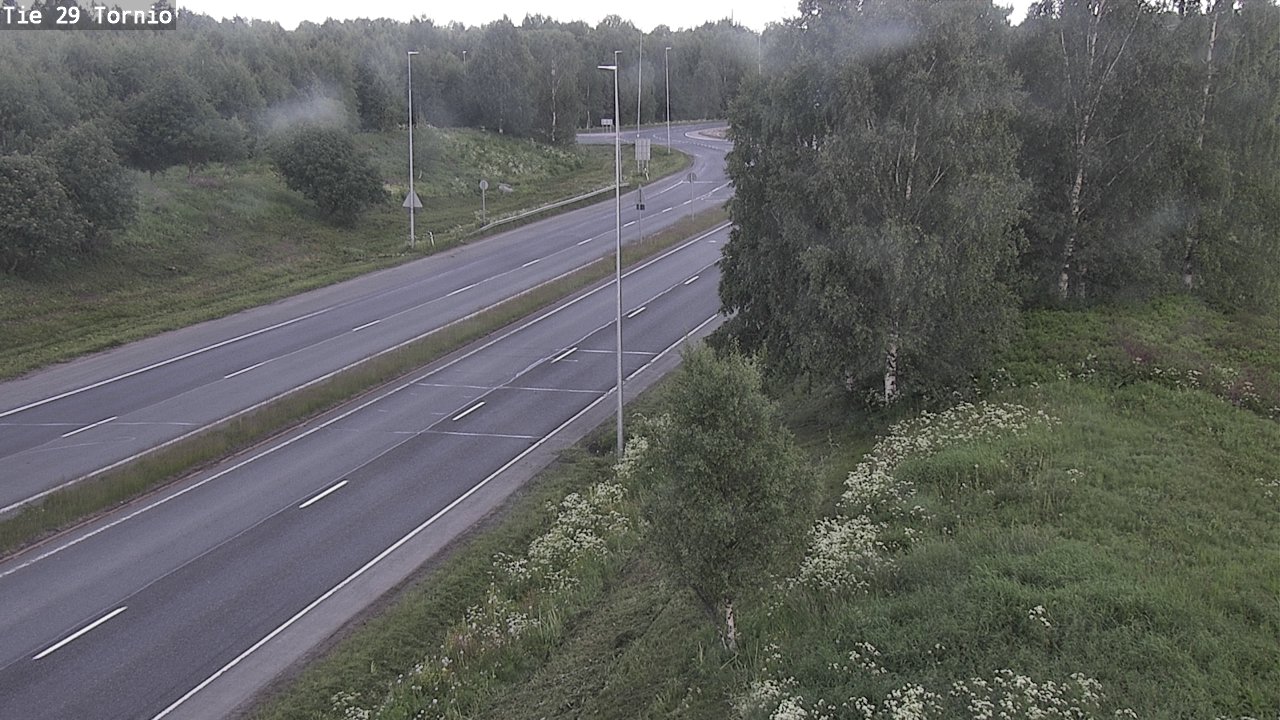 Weather Camera Image Väg 29 Torneå, Tornio, Lappi
