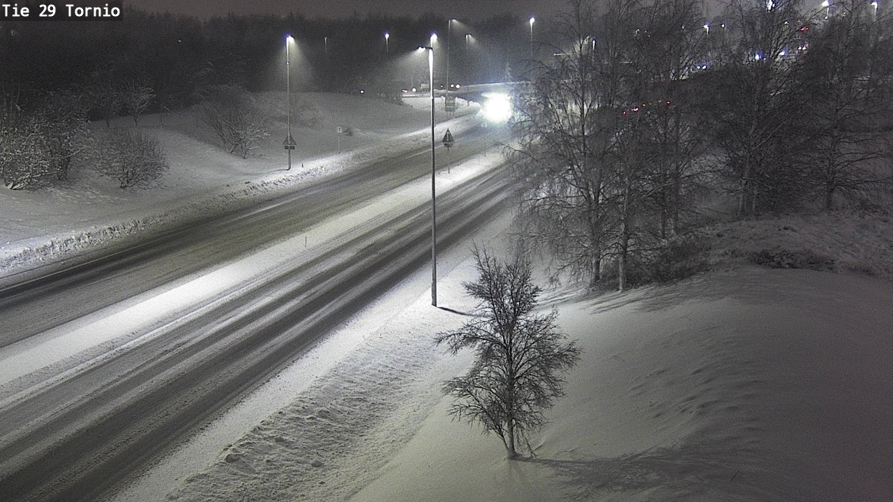 Weather Camera Image Väg 29 Torneå, Tornio, Lappi