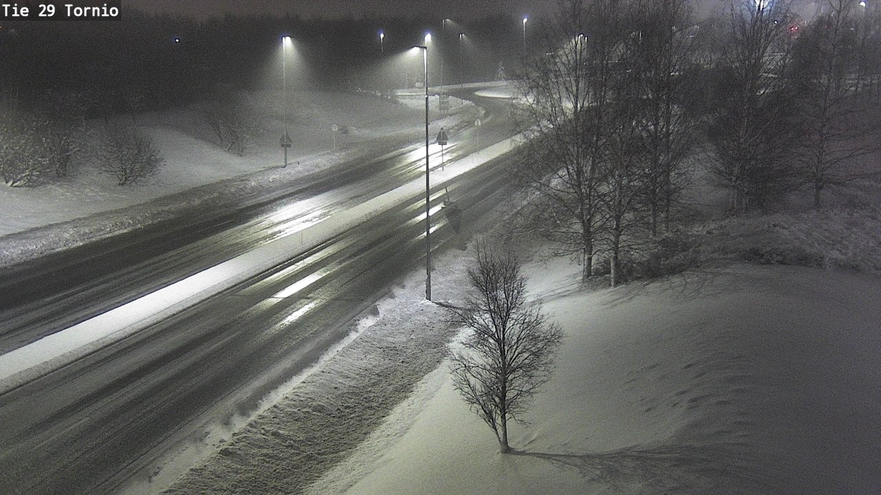 Weather Camera Image Väg 29 Torneå, Tornio, Lappi