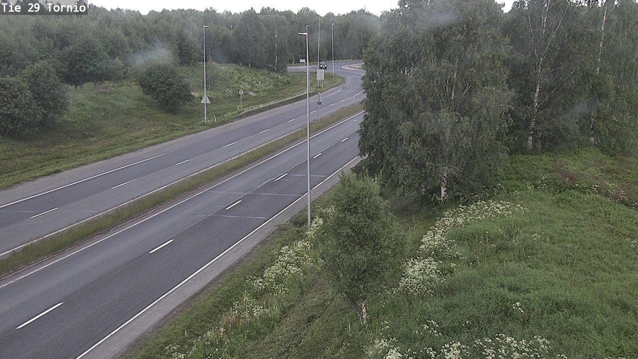 Weather Camera Image Väg 29 Torneå, Tornio, Lappi