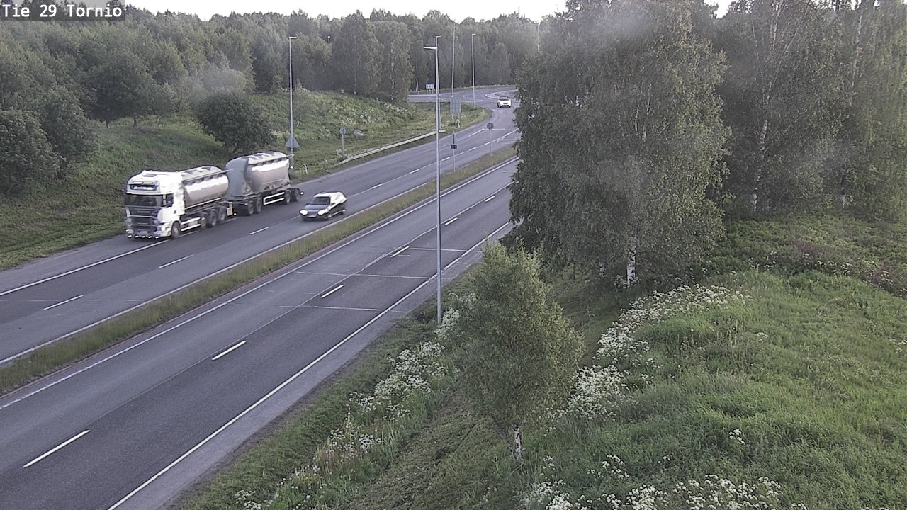 Weather Camera Image Väg 29 Torneå, Tornio, Lappi