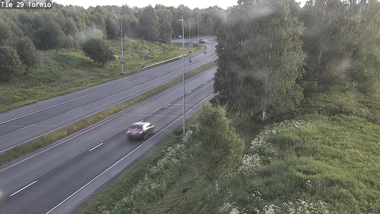 Weather Camera Image Väg 29 Torneå, Tornio, Lappi