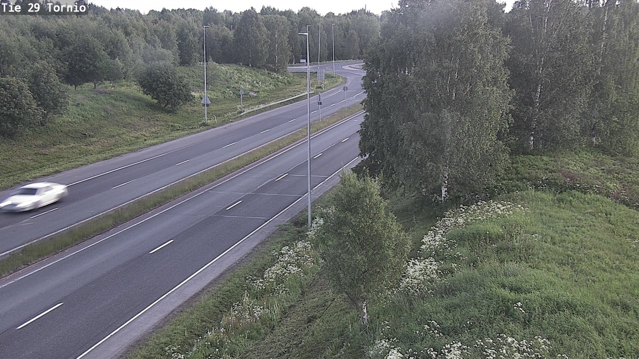 Weather Camera Image Väg 29 Torneå, Tornio, Lappi