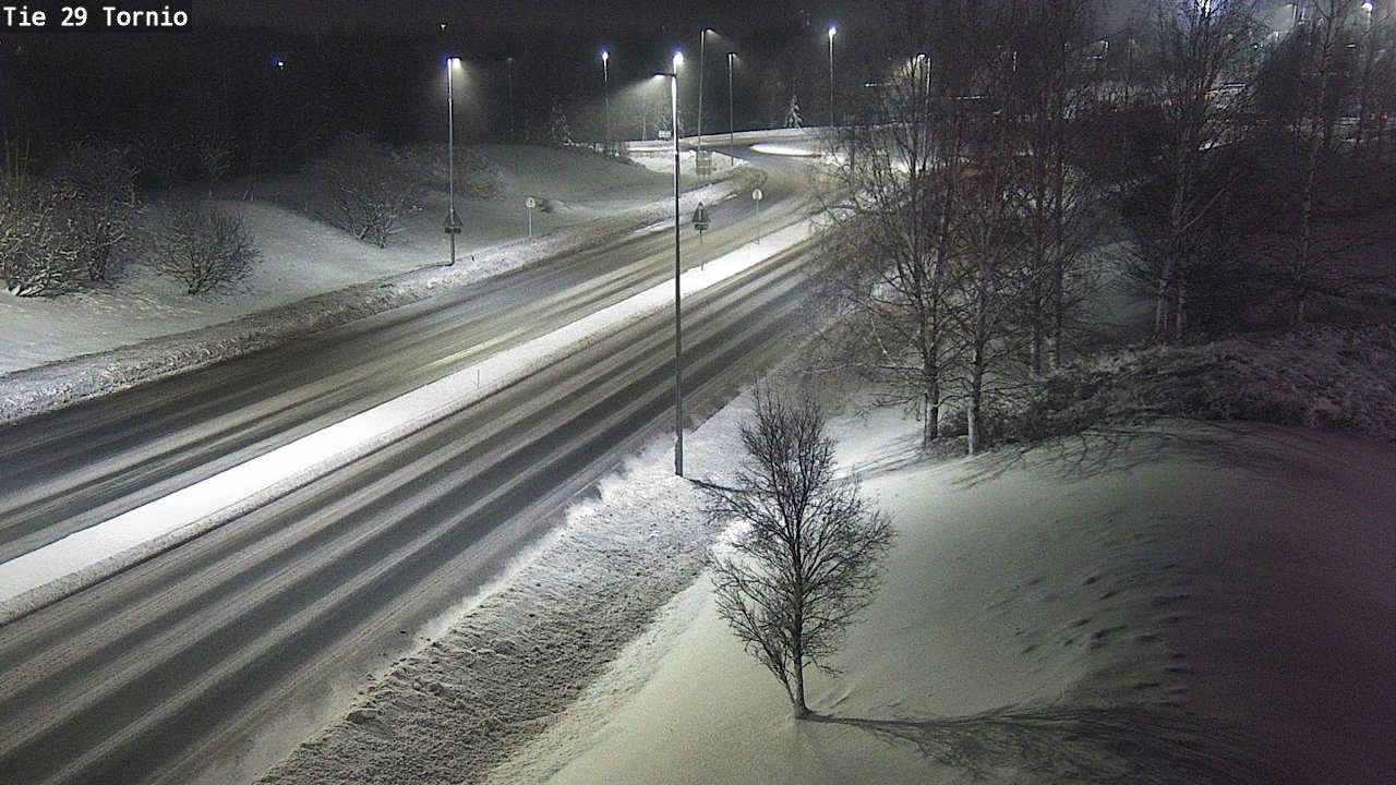 Weather Camera Image Väg 29 Torneå, Tornio, Lappi