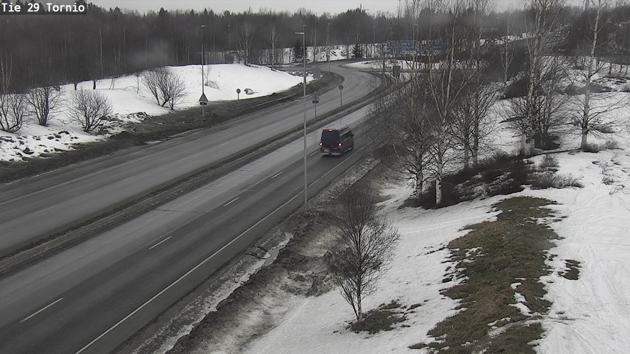 Weather Camera Image Väg 29 Torneå, Tornio, Lappi