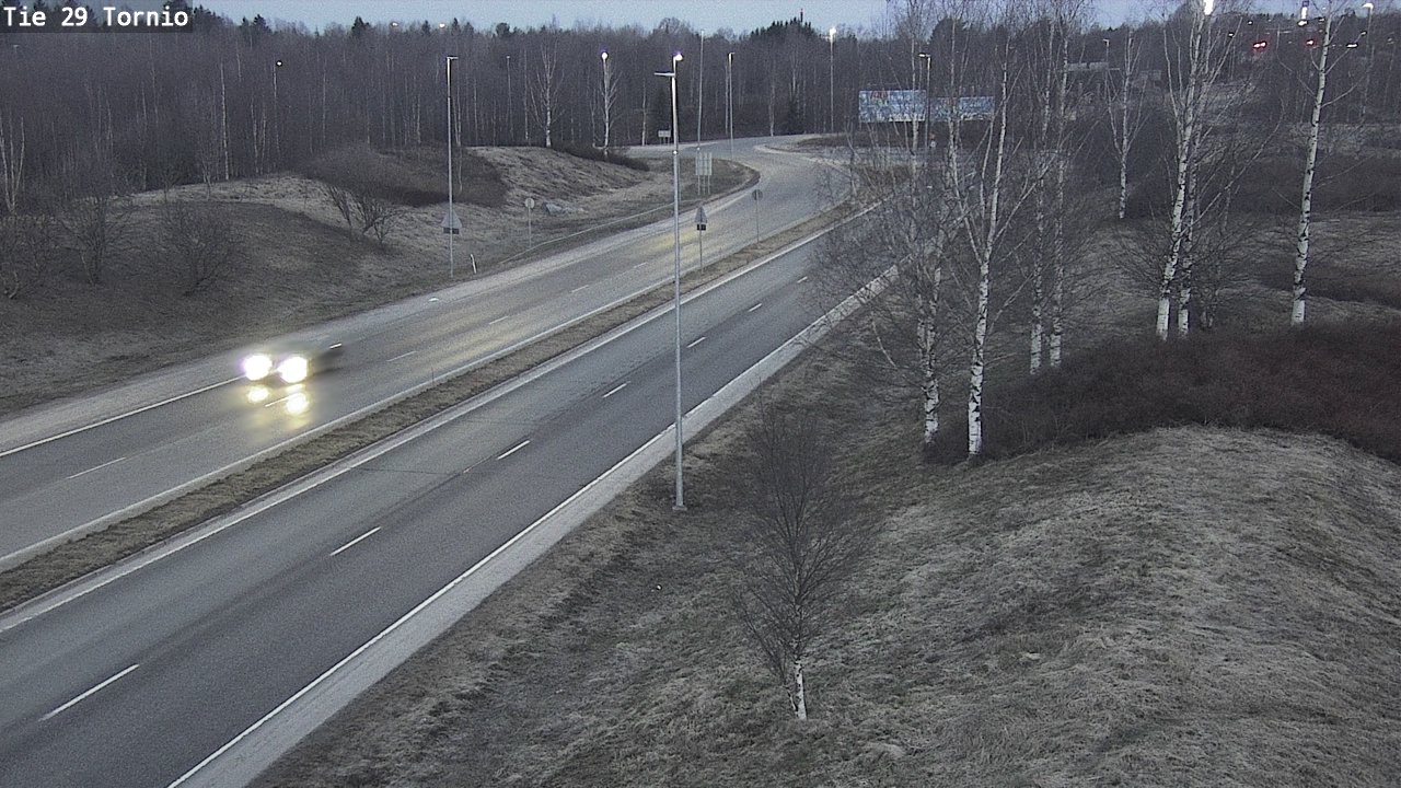 Weather Camera Image Väg 29 Torneå, Tornio, Lappi