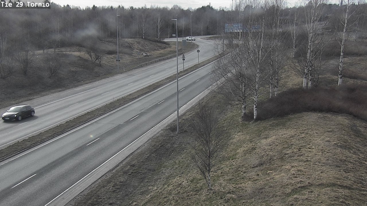 Weather Camera Image Väg 29 Torneå, Tornio, Lappi