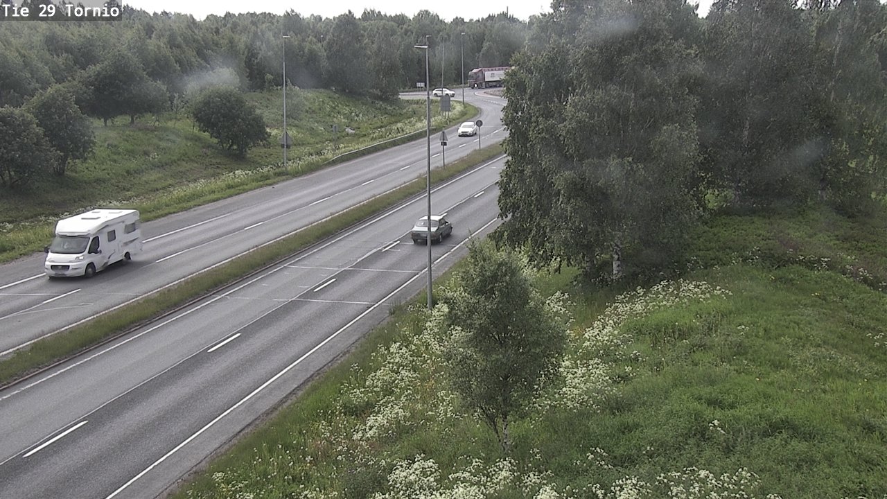 Weather Camera Image Väg 29 Torneå, Tornio, Lappi