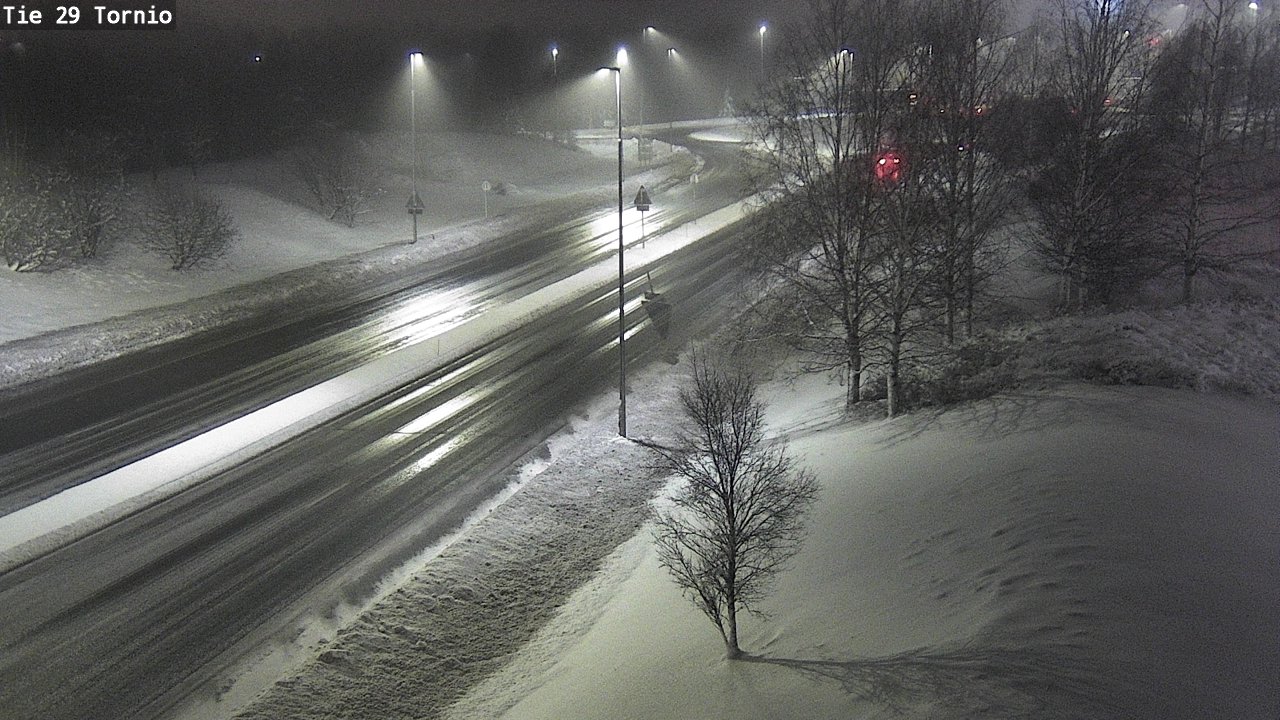 Weather Camera Image Väg 29 Torneå, Tornio, Lappi