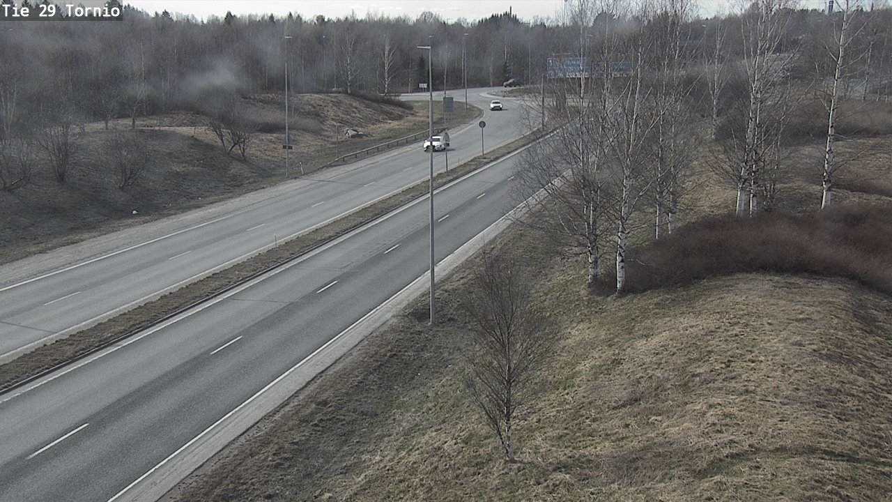 Weather Camera Image Väg 29 Torneå, Tornio, Lappi